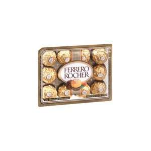  Ferraro Rocher Fine Hazelnut Chocolates, 5.4 oz (Pack of 3 