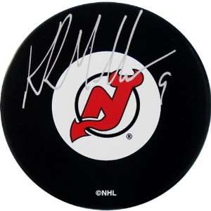   Muller New Jersey Devils Autographed Hockey Puck: Sports & Outdoors