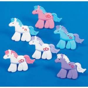  Ponies (6 per package): Toys & Games