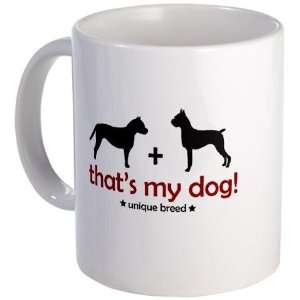  Pit Bull AmStaff/Boxer Pets Mug by CafePress: Kitchen 
