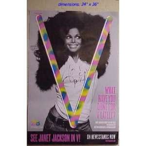 JANET JACKSON V Magazine Cover 24x36 Poster: Everything 