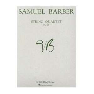  Barber: String Quartet, Op. 11, Set Of Parts: Musical 