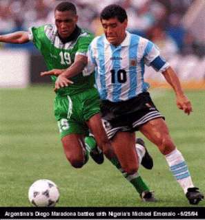 ARGENTINA MARADONA ORIGINAL 1994 JERSEY   BNWT !  