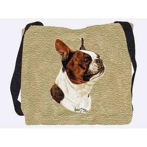 Boston Terrier Tote Bag (Brown)
