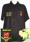 Wales Grand Slam polo shirt ( black, S to 3XL)