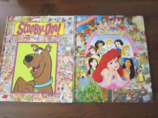   Find Search Book Lot Scooby Doo Disney I Spy Waldo Set Nice N5  