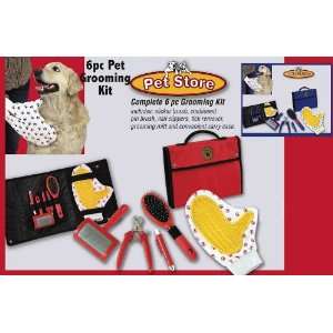  Pet Store Pet Grooming 6 Piece Kit (BLUE): Pet Supplies