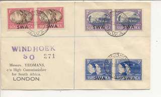 SOUTH WEST AFRICA 1930 Peace Issue on FDC #153 55  