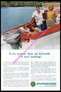 1963 AD EVINRUDE OUTBOARD MOTOR AND LONE STAR BOAT FAMILY AFTERNOON ON 