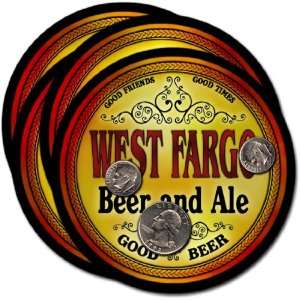  West Fargo, ND Beer & Ale Coasters   4pk 