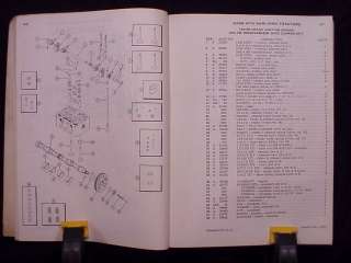 1970 Case 870 Agri King Tractor Parts Manual Book ORIG  