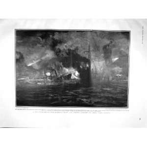  1904 ADMIRAL TOGO PORT ARTHUR WAR SHIP DALNY VICTORIA 