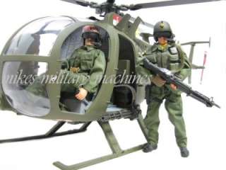   SOLDIER 1/6 VIETNAM OH 6 LITTLEBIRD MISS CLAUD IV HELICOPTER MODEL