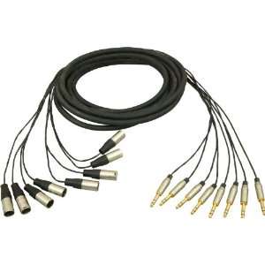   Advantage 8 Channel TRS XLR (M) Snake, 20 Foot Musical Instruments