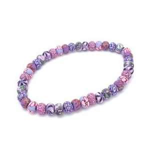  Violetta Retired Small Bead Anklet All Clay Everything 