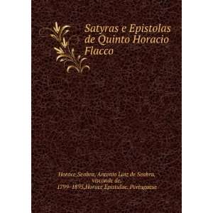  Satyras e Epistolas de Quinto Horacio Flacco Seabra 