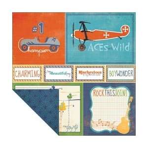  Echo Park Paper A Boys Life Double Sided Cardstock 12X12 
