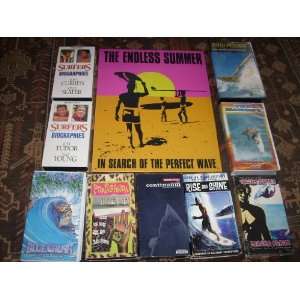 RARE Vintage Surfing Videos PLUS The Classic Endless Summer Metal Sign 