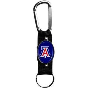  NCAA Arizona Wildcats Black Carabiner Clip Keychain 