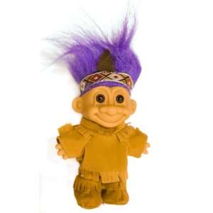  My Lucky Troll Indian Troll Doll (Purple Hair): Toys 