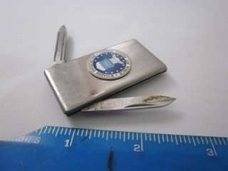 US Air Force Recruiting Service Money holder knife util  