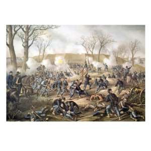  The Battle of Fort Donelson, February 16, 1862, Lithograph 