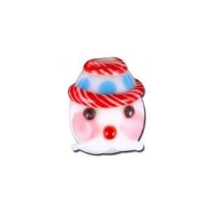   Red Top Hat and Mustache Glass Lampwork Beads Arts, Crafts & Sewing