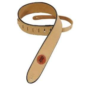   Levys Leathers Suede Leather Guitar Strap,Sand Musical Instruments