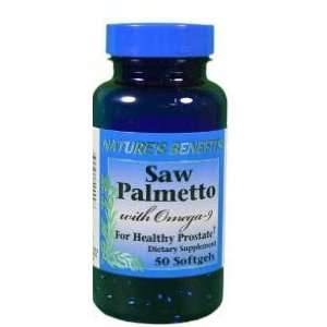  Saw Palmetto With Omega 9 Prostate Health 50 Softgels 