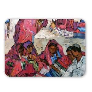  Sitting Women in Pink (oil on canvas) by   Mouse Mat 