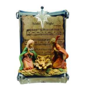   by Roman Holy Family on Silent Night Scroll Ornament