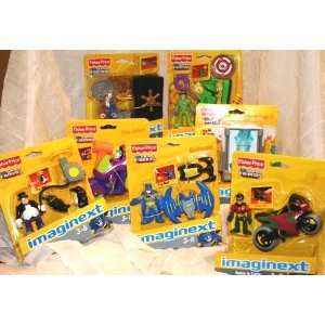   Imaginext DC Super Friends 7 Pack Action Figures for Batman Cave Toys