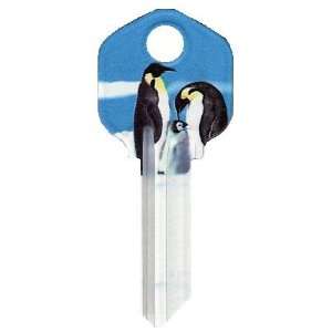  Craze Penguin House Key Kwikset / Titan / UltraMax KW1 