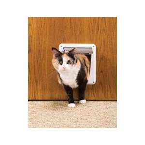  PetSafe Door PS Cat P14W11 Four Way Cat Door White Pet 