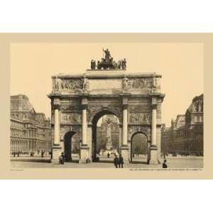   Arch and Monument Gambetta 12x18 Giclee on canvas
