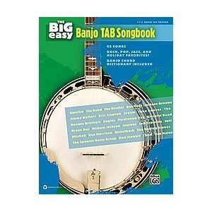  Alfred The Big Easy Banjo TAB Songbook (Standard) Musical 