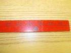 Red Wooden Yard Stick Advertising Standard Oil, Aledo, IL lot 2  