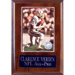  Clarence Verdin 4 1/2x 6 1/2 Cherry Finished Plaque 