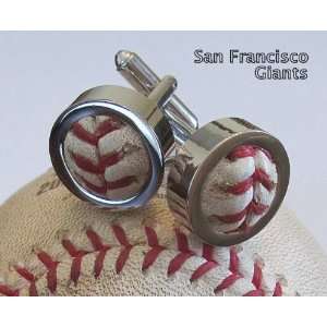  San Francisco Giants Game Used Baseball Cufflinks 