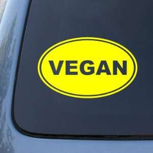 VEGAN   Vegetarian   Vinyl Car Decal Sticker #1657  Vinyl Color 