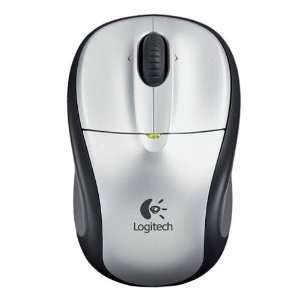   M305 Wireless Optical Mouse, Two Button/Scroll, Silver Electronics