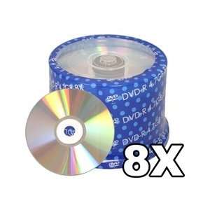  500 Spin X 8X DVD R 4.7GB Shiny Silver Electronics