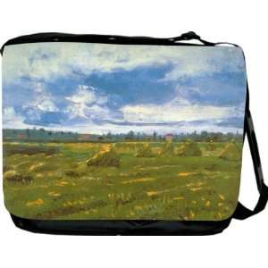  Van Gogh Art Stacks Messenger Bag   Book Bag   School Bag 