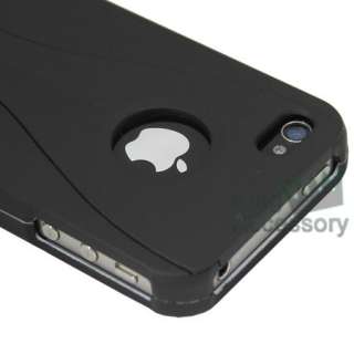 Black Hard Case Back for Verizon iPhone 4 4S  