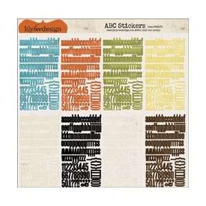   Market ABC Cardstock Stickers; 3 Items/Order Arts, Crafts & Sewing