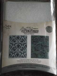 SIZZIX TIM HOLTZ ALTERATIONS EMBOSSING FOLDERS 12 CHOIC  