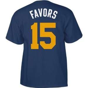Utah Jazz Derrick Favors Name & Number T Shirt (Navy)  