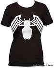   Licensed Marvel Comics Spider man Venom Suit Costume Women Shirt