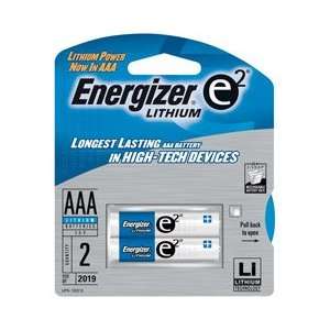  Energizer ENERGIZER AAA HIGH ENERGLITHIUM BATTERY   2 PACK 