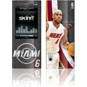  Miami Heat LeBron James #6 Action Shot skin for iPod Nano 